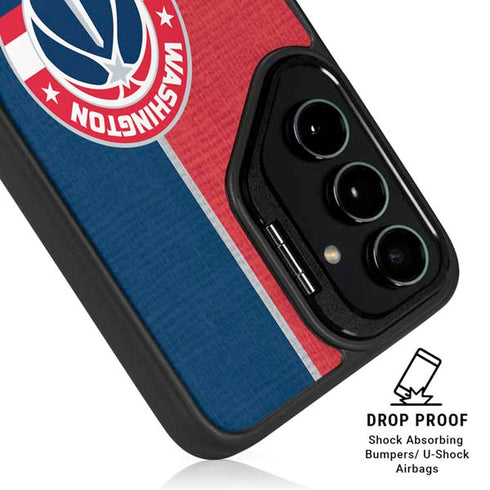 NBA Washington Wizards Canvas Split Galaxy S24 FE Kickstand Case